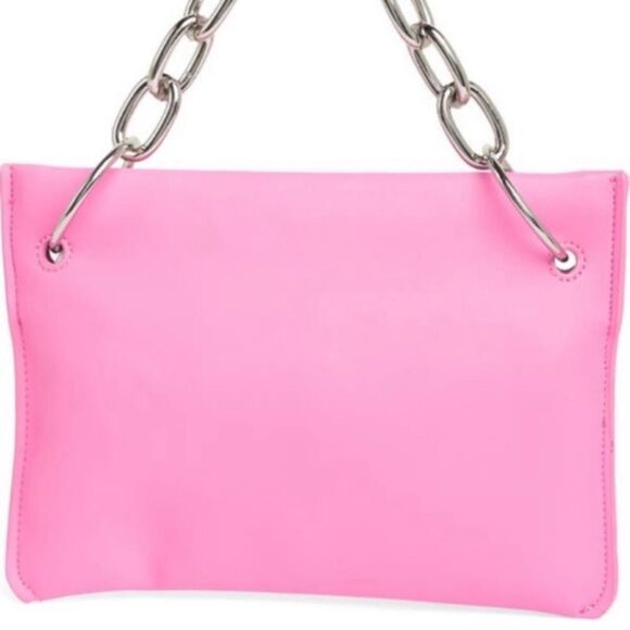 House of Want Taffy Pink Chill Clutch Handbag | Chain Strap | Brand NWT